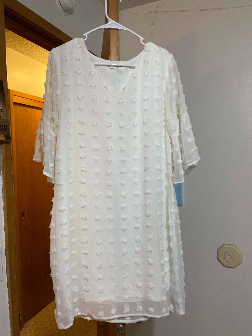 Cute White Polka Dot Dress